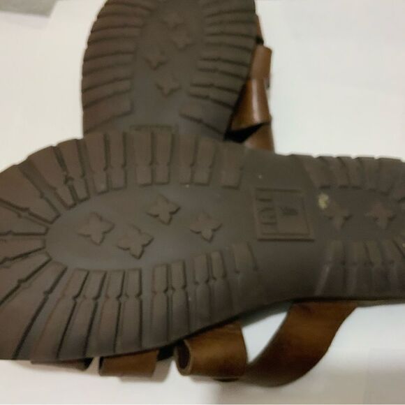 Frye Men Leather LudLow Slide Sandals Size 10 (11.25”) main image 8